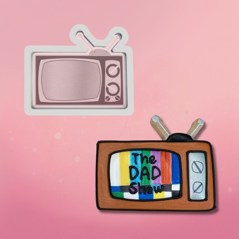 Old TV Cookie Cutter