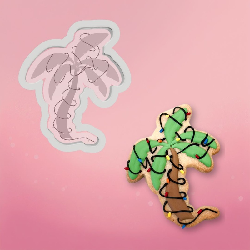 Palm Tree with Lights Cookie Cutter