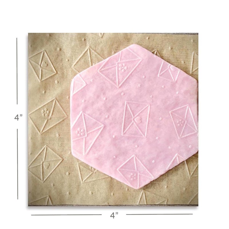 Parchment Texture Sheets - Heart Envelopes