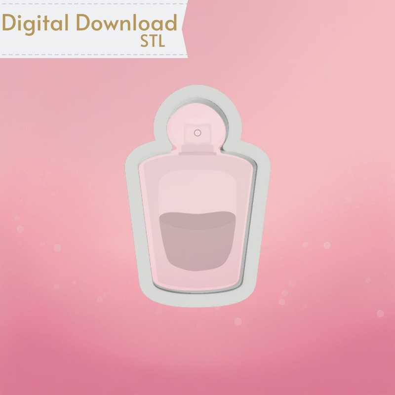 Perfume Bottle Cookie Cutter STL