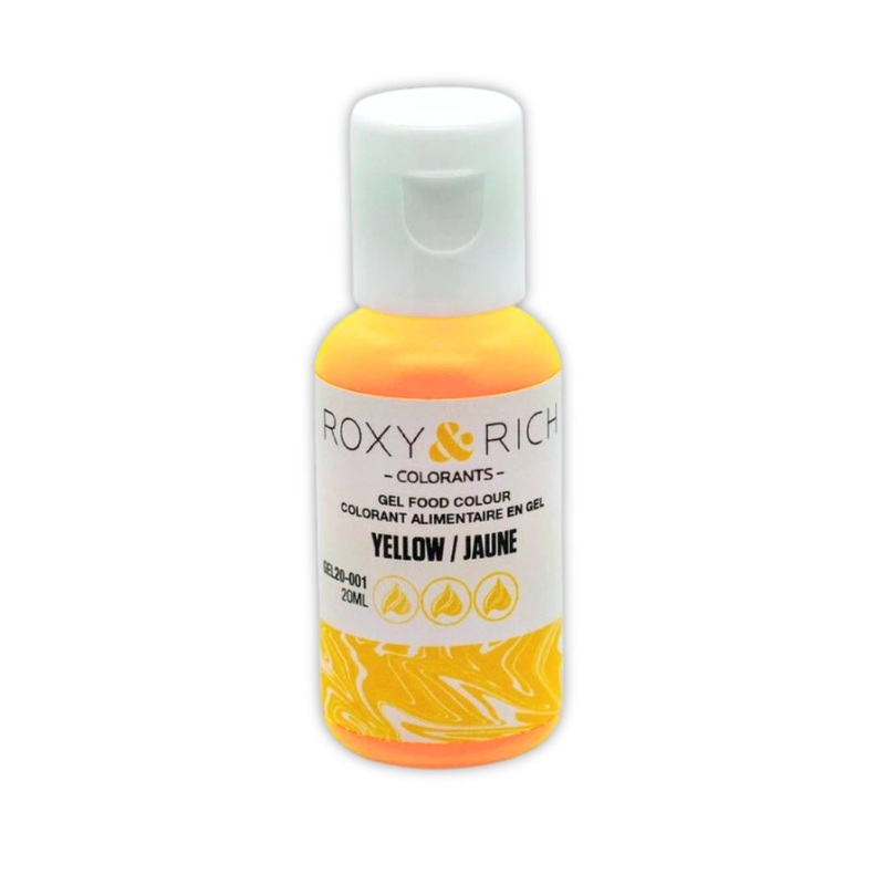 Roxy and Rich Gel Food Color for Chocolate  20ml- Yellow