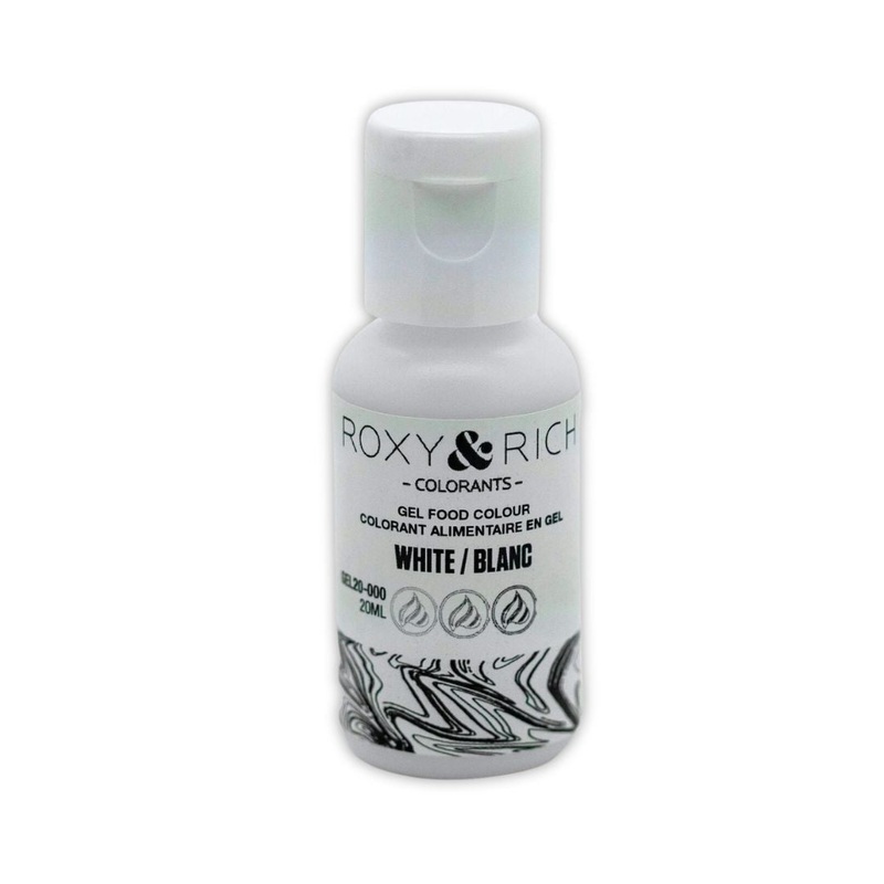 Roxy & Rich Gel Food Color for Chocolate 20 ML - White
