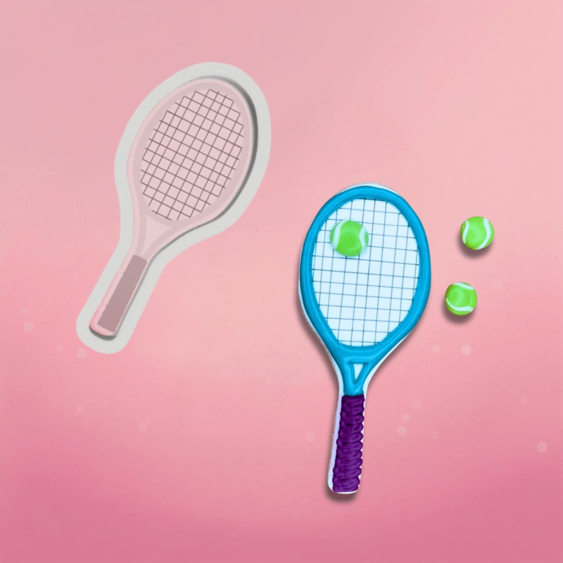 Tennis Racquet Cookie Cutter