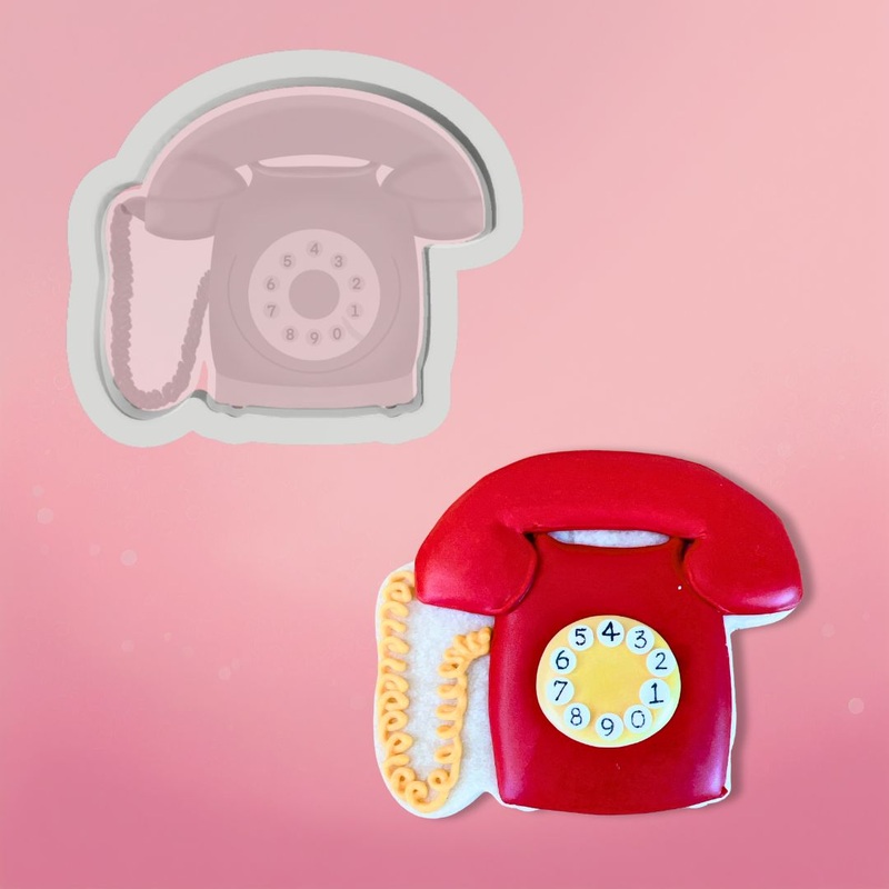 Vintage Phone Cookie Cutter