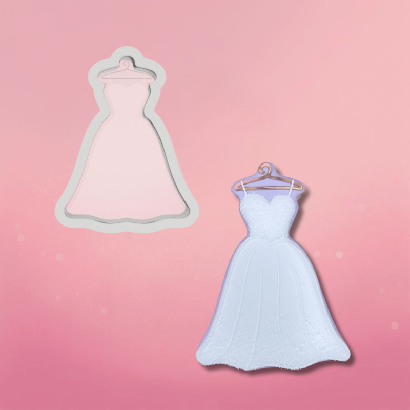 Wedding Dress Cookie Cutter