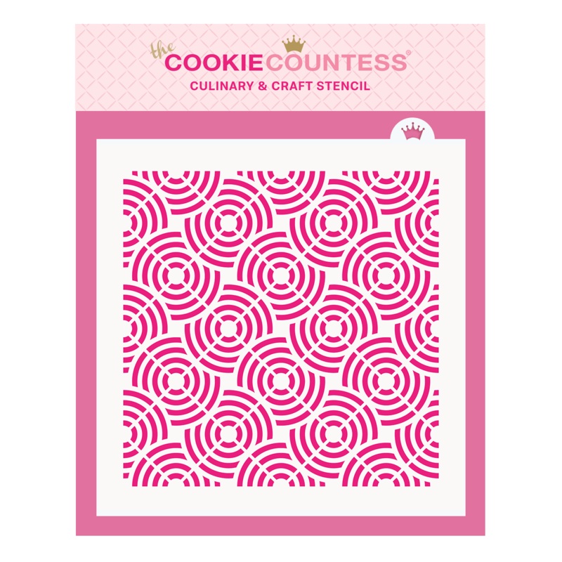 Zen Circles Pattern Stencil