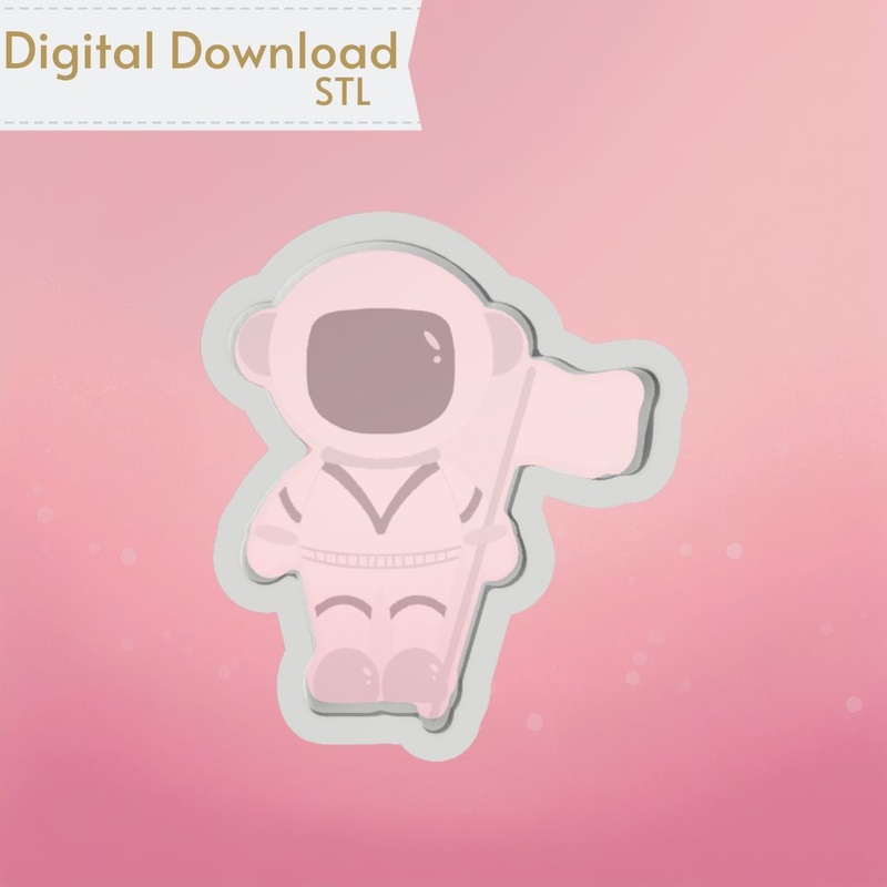 Astronaut Cookie Cutter STL