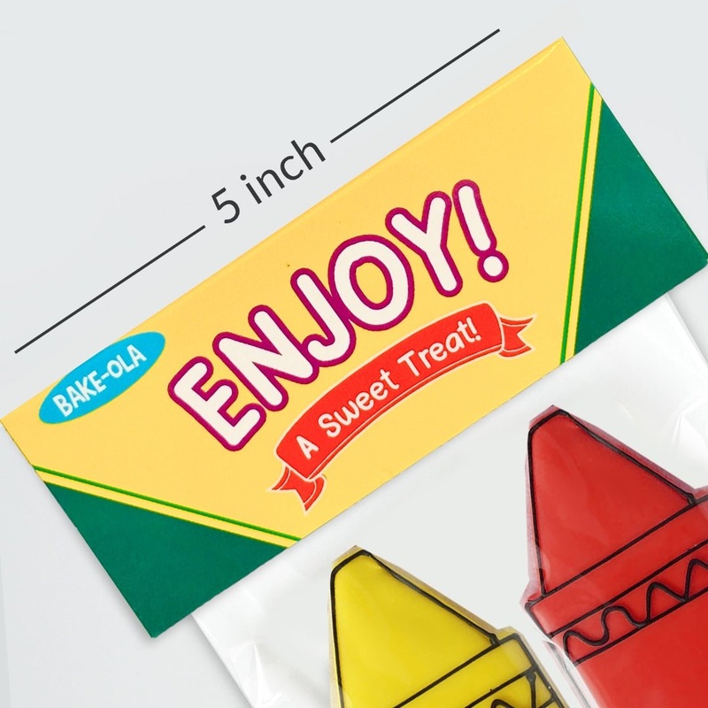 Bag Topper 5" - Crayon Box
