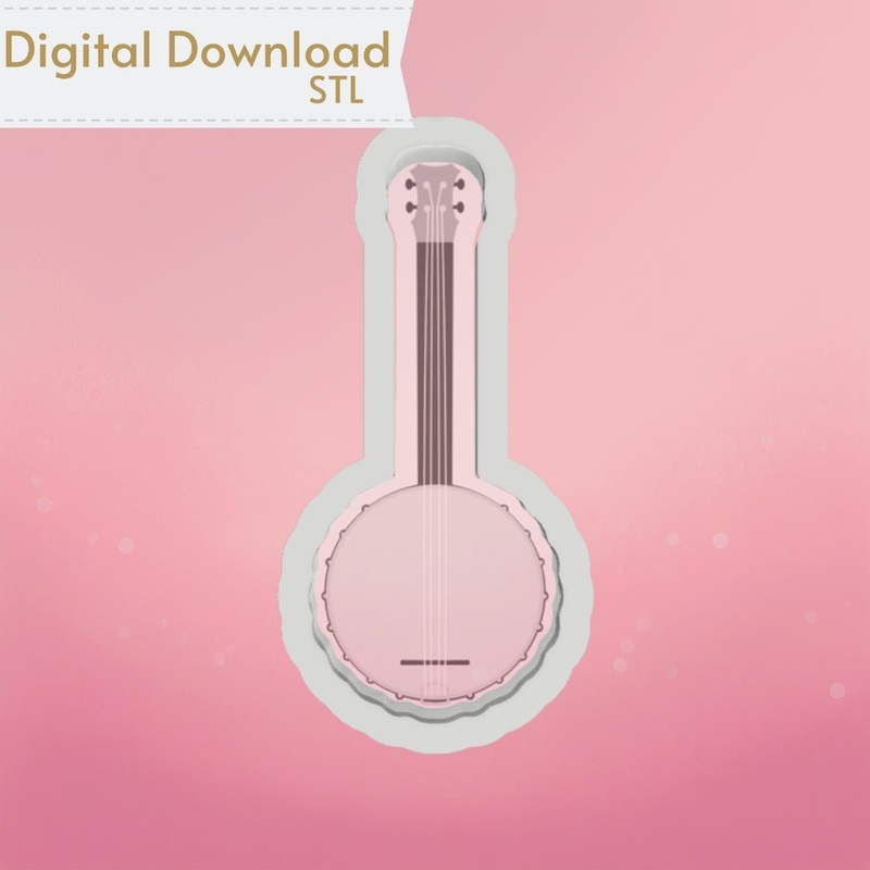 Banjo Cookie Cutter STL