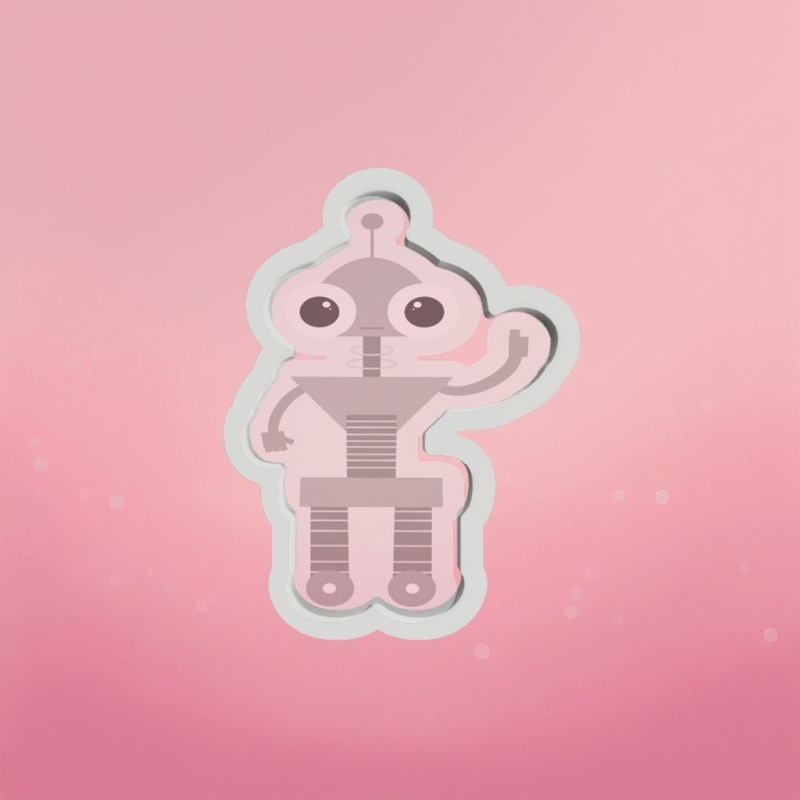 Chunky Robot Cookie Cutter