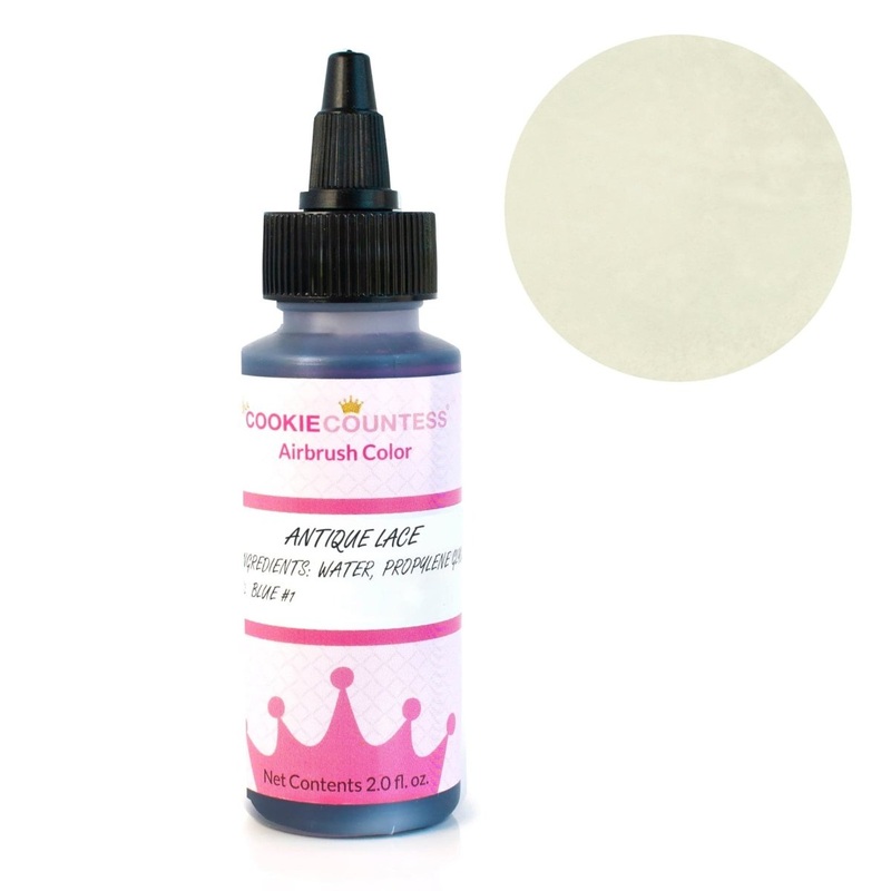 Cookie Countess - Antique Lace edible airbrush color 2oz