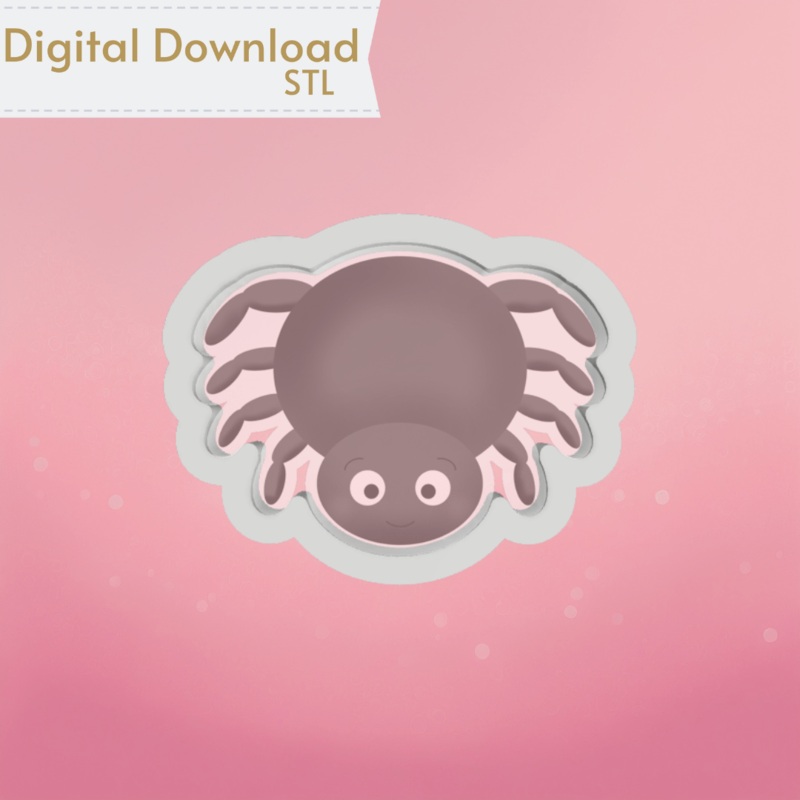Cute Spider Cookie Cutter STL