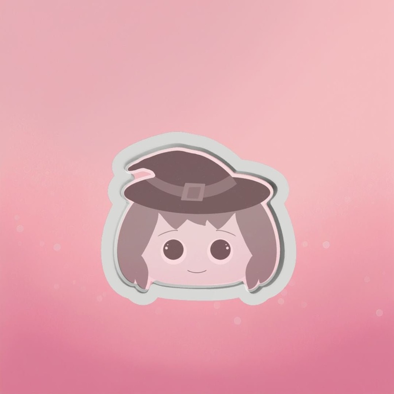 Cute Witch Cookie Cutter