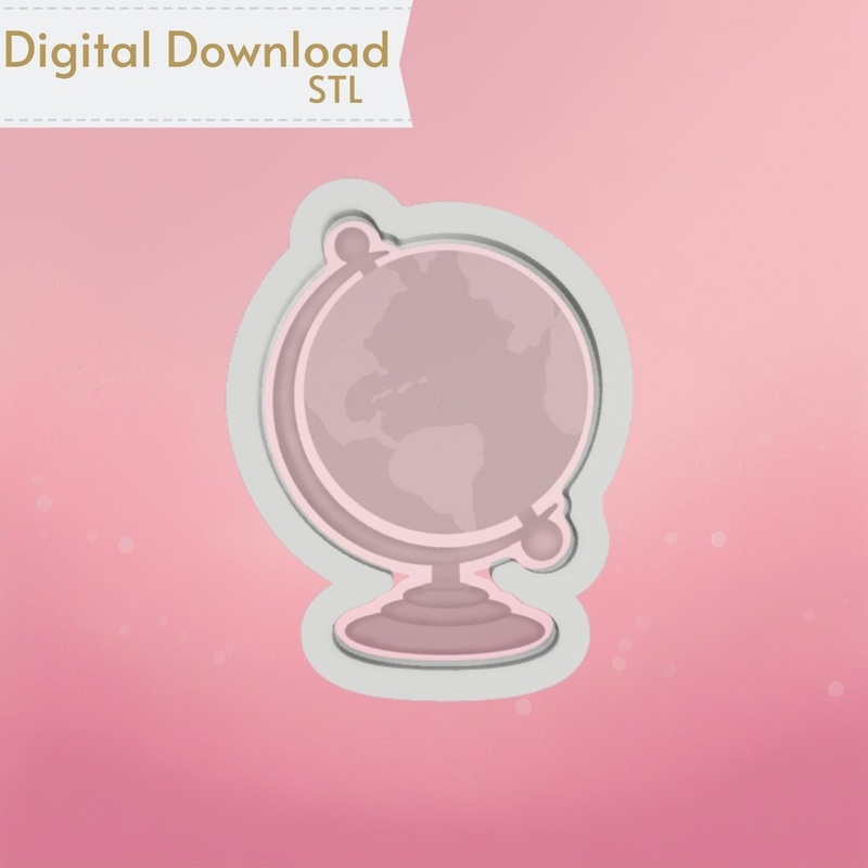 Globe Cookie Cutter STL