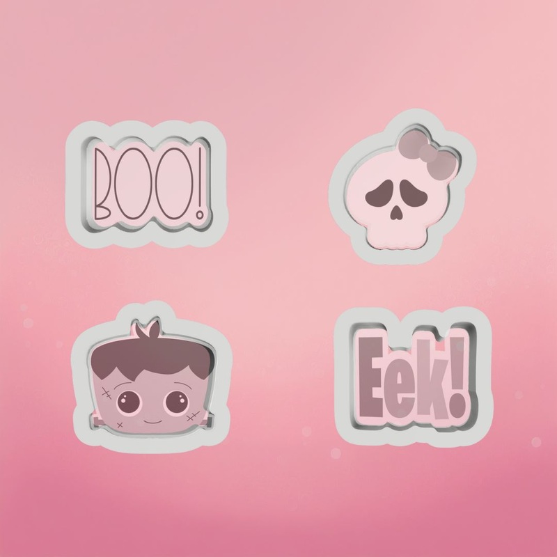 Halloween Set of 4 MINI Cutters