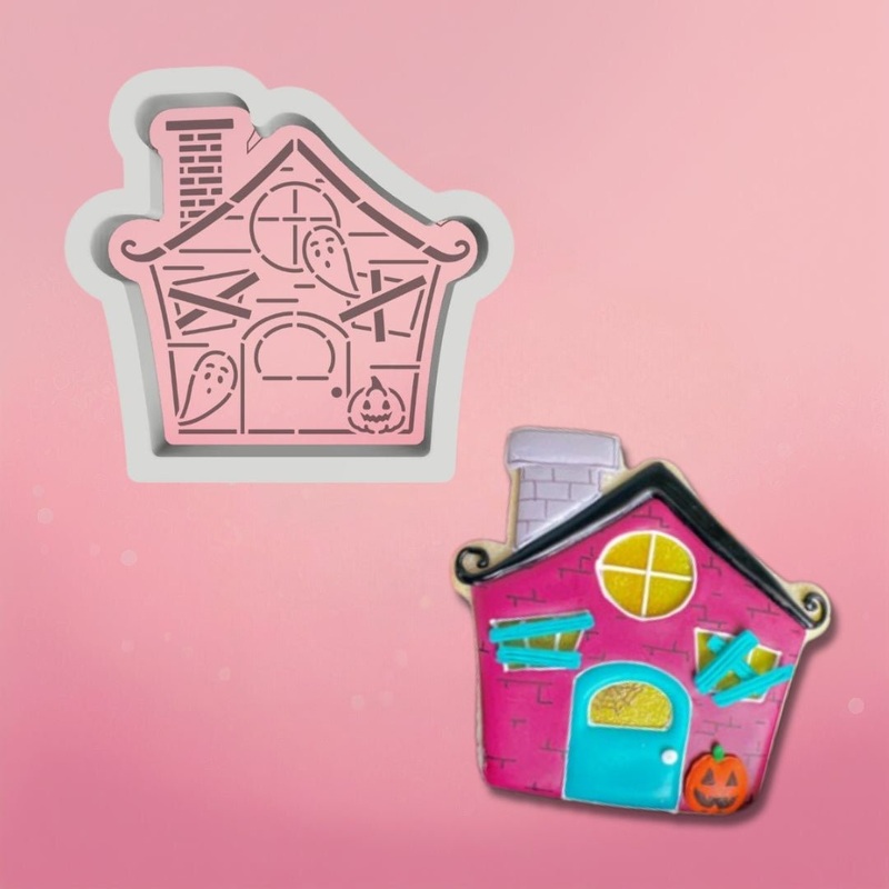 Haunted Ghost House Cookie Cutter