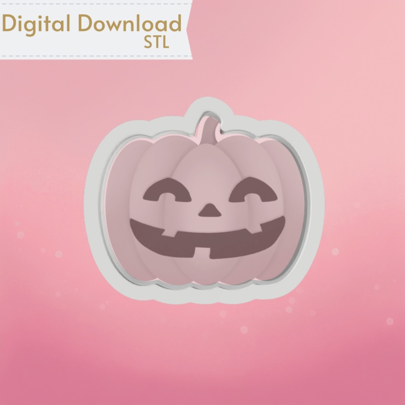 Jack-o-Lantern Cookie Cutter STL
