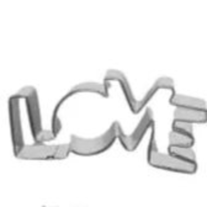 Love Word Cookie Cutter