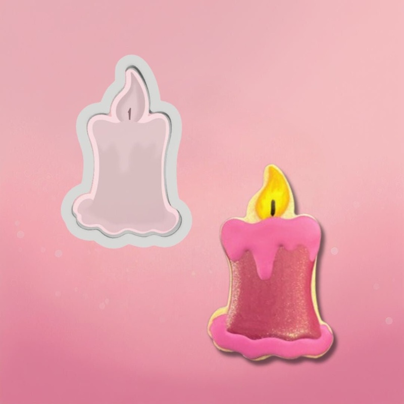 Melting Candle Cookie Cutter