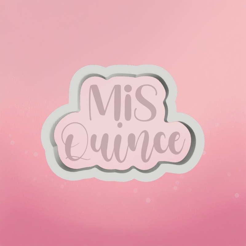 Mis Quince Plaque Cookie Cutter