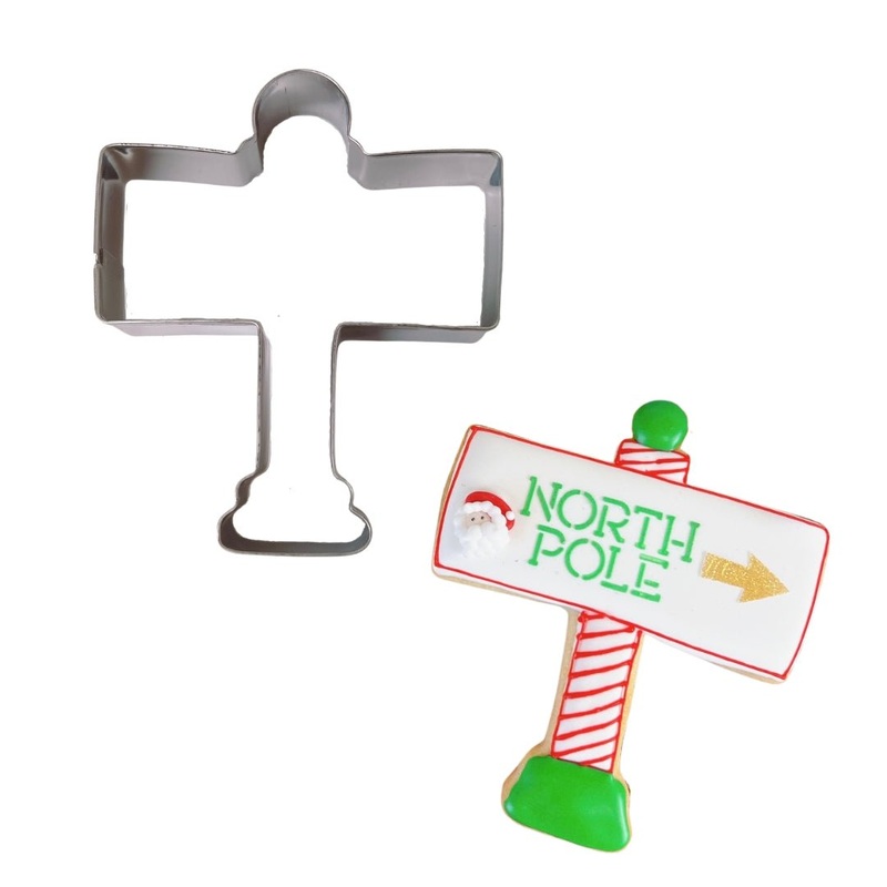 North Pole Sign Cookie Cutter