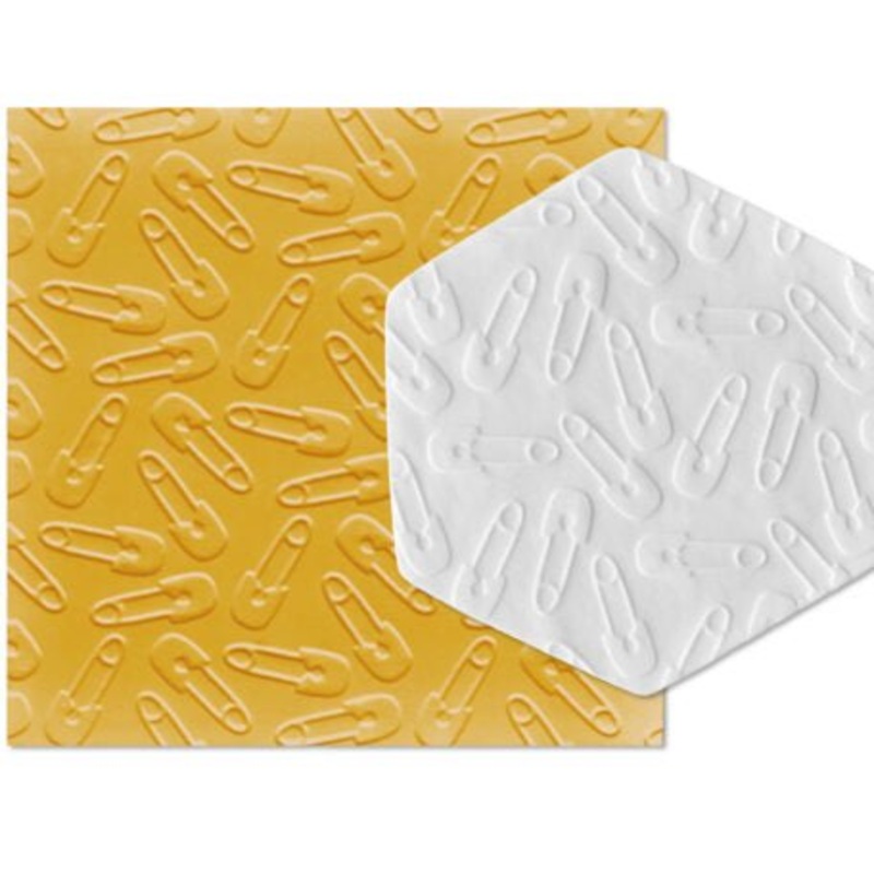 Parchment Texture Sheets - Baby Diaper Pins