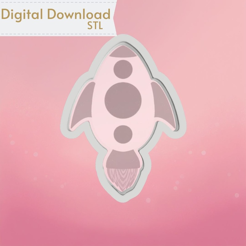 Spaceship Cookie Cutter STL