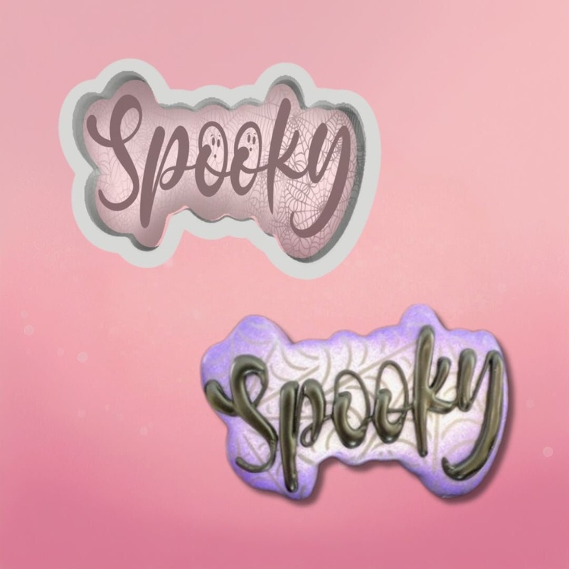 Spooky Plaque Cookie Cutter