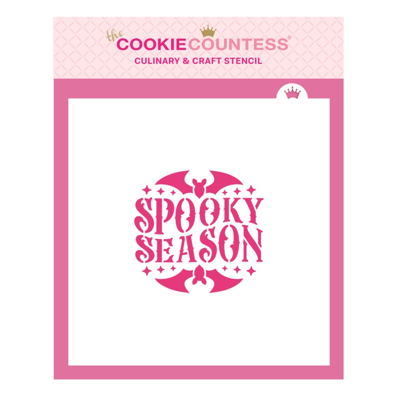 Spooky Season Saying Stencil