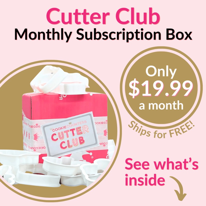 The Cookie Countess Cutter Club Subscription Box