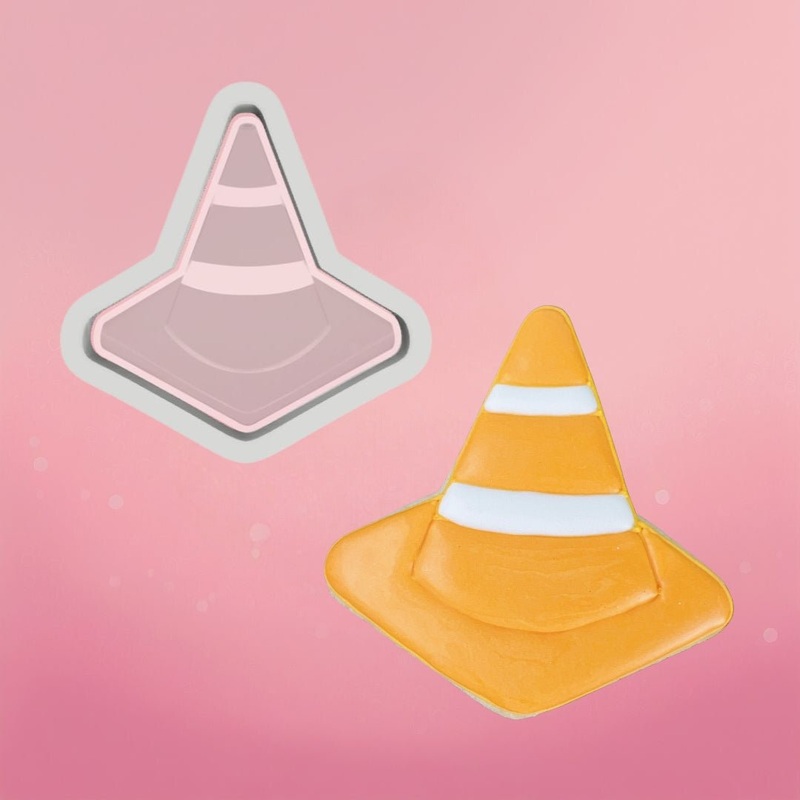 Traffic Cone Cookie Cutter