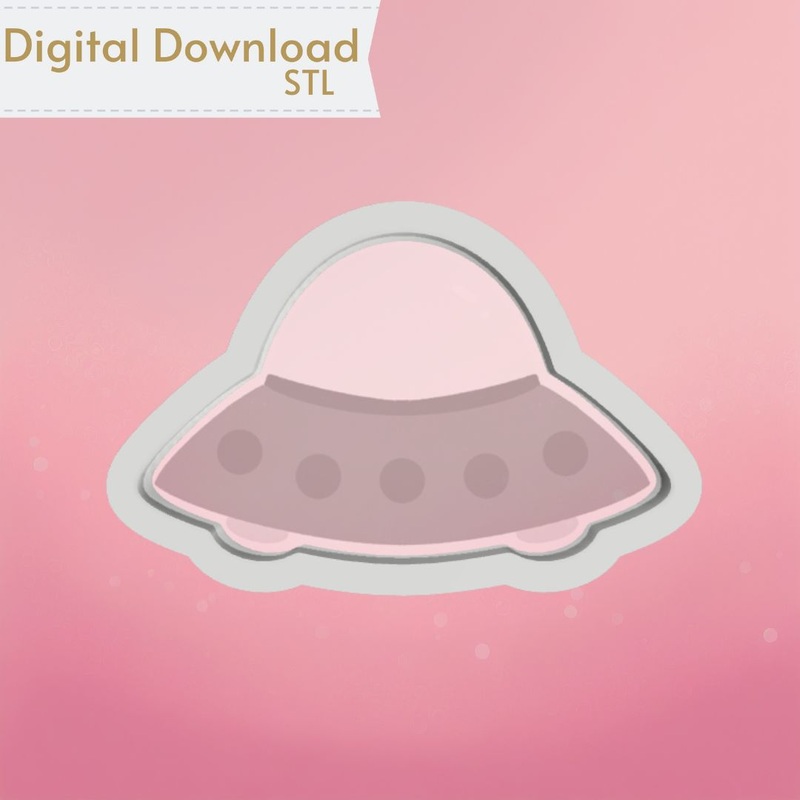 UFO Cookie Cutter STL