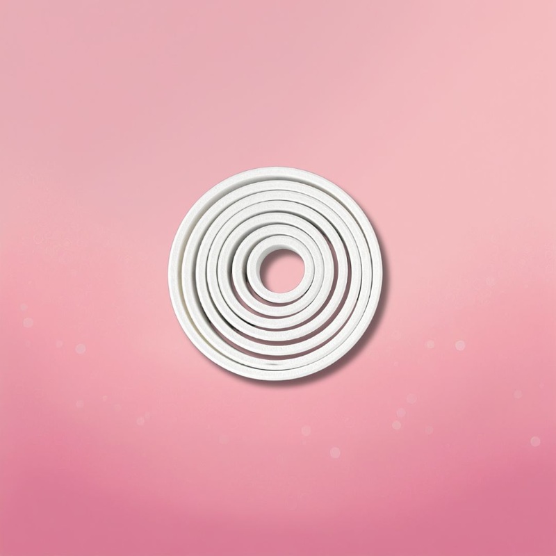 7pc Circle Cookie Cutter Set