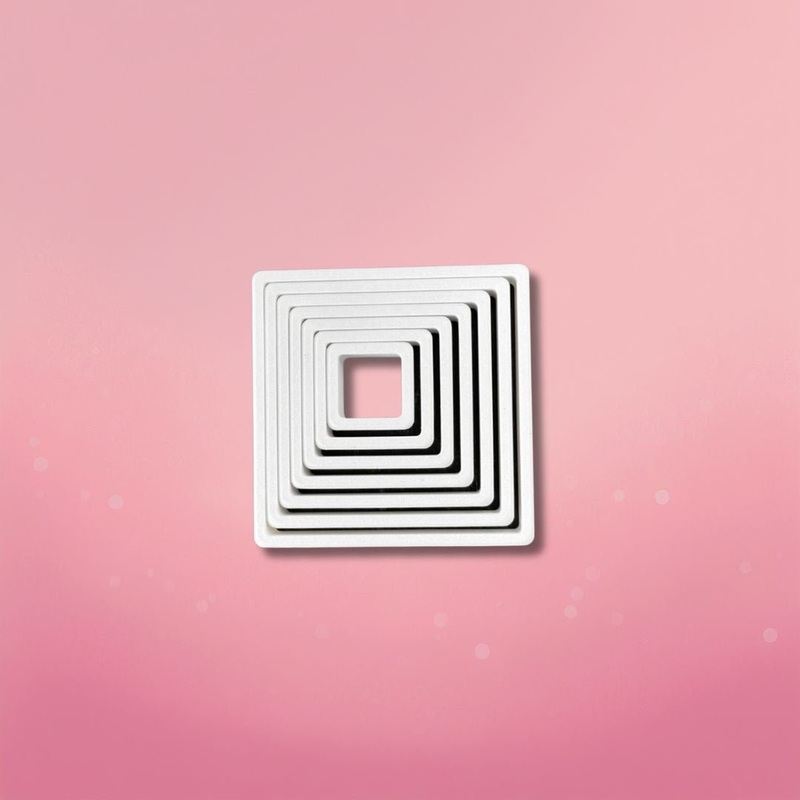 7pc Square Cookie Cutter Set