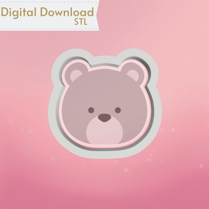 Bear Cookie Cutter STL