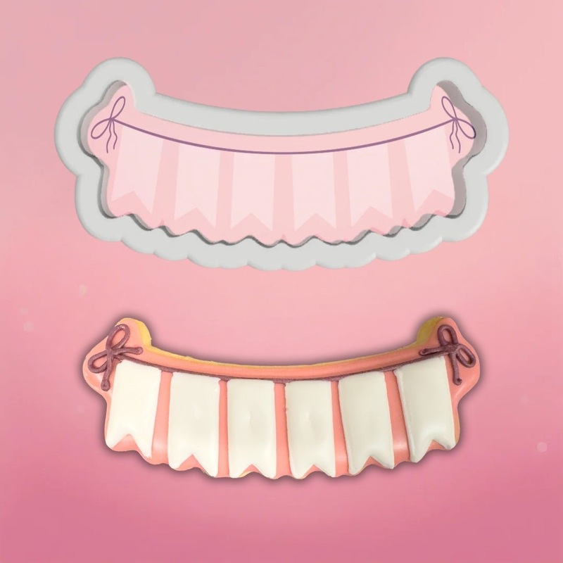Bunting Cookie Cutter