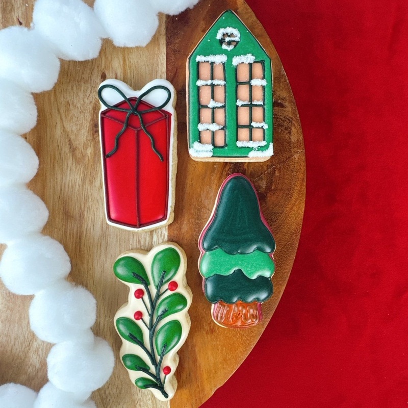 Christmas Set of 4 Skinny Cutters