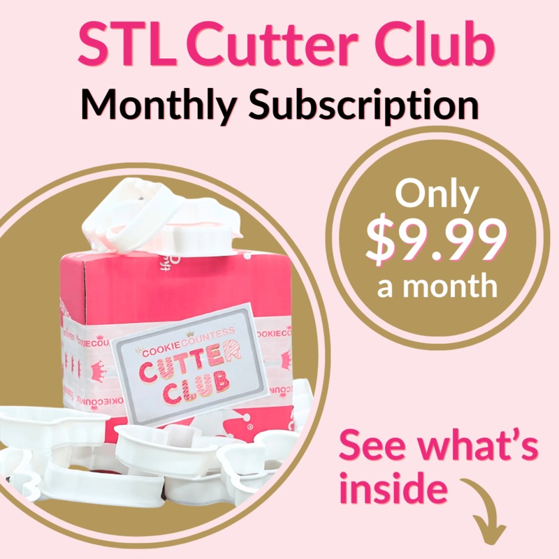 DIGITAL STL - Cookie Countess Cutter Club Subscription
