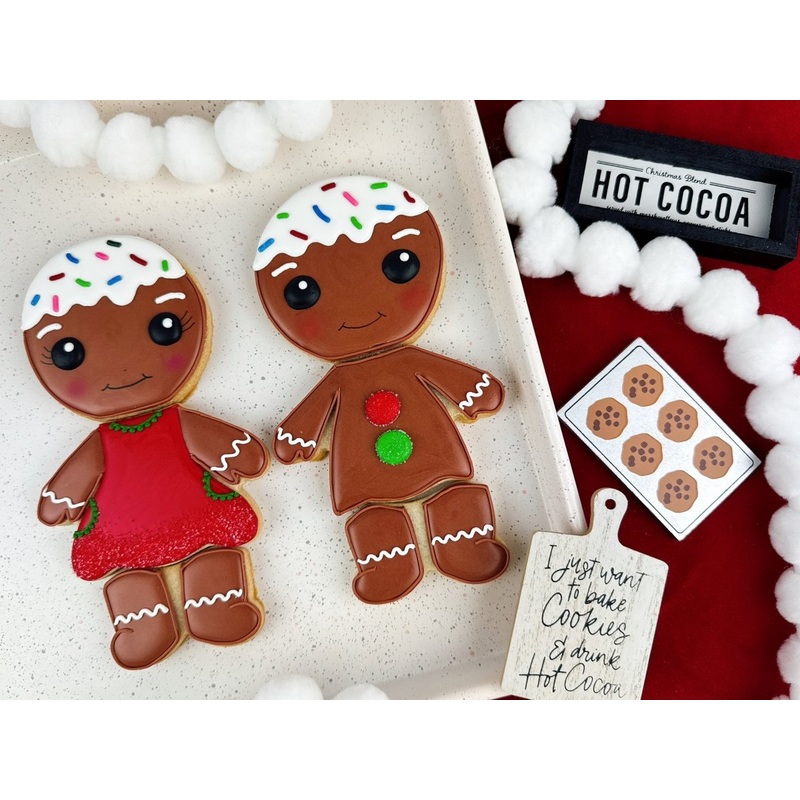 Gingerbread Couple 4pc Cookie Cutters
