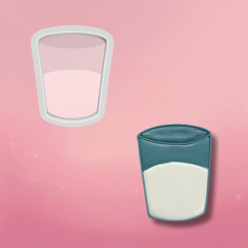 Glass of Milk Cookie Cutter