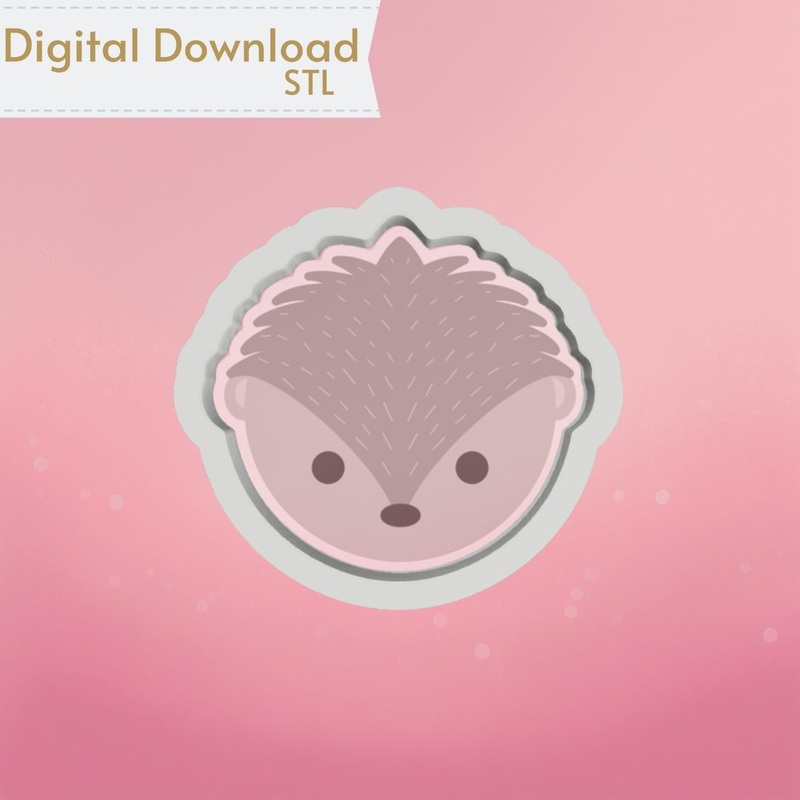 Hedgehog Cookie Cutter STL