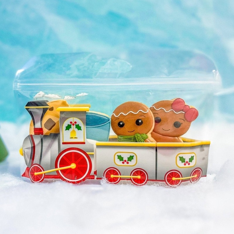 Holiday Train Cookie Bag