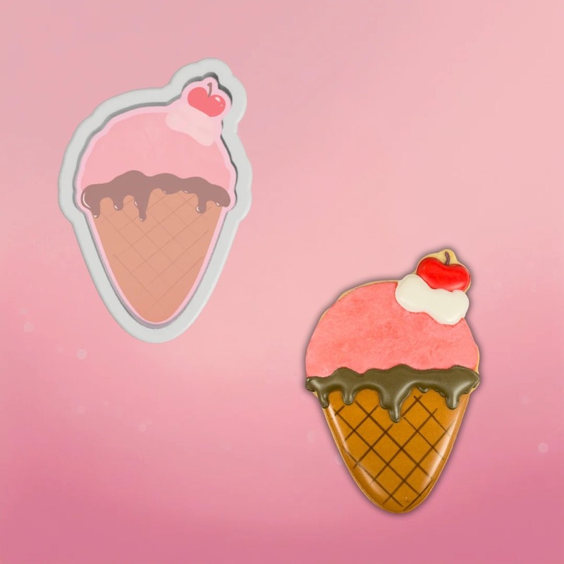 Ice Cream Cone Cookie Cutter