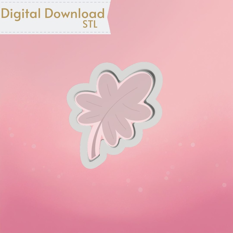 Oak Leaf Cookie Cutter STL