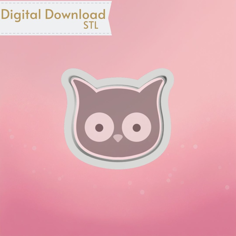 Owl Cookie Cutter STL