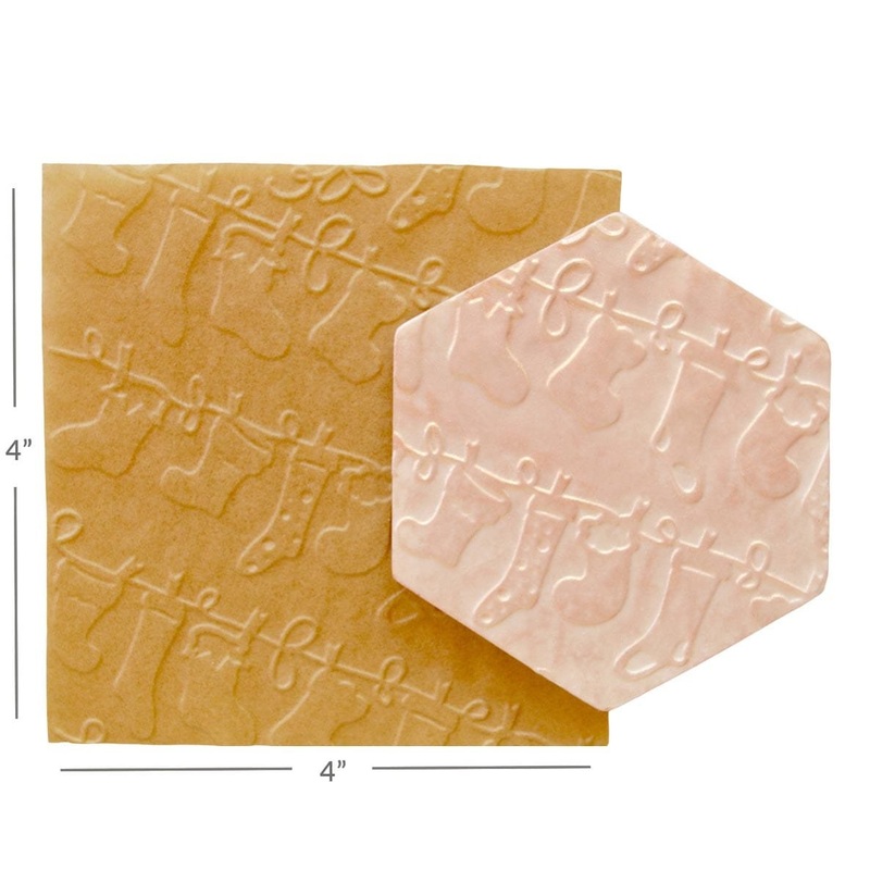 Parchment Texture Sheets - Christmas Stockings