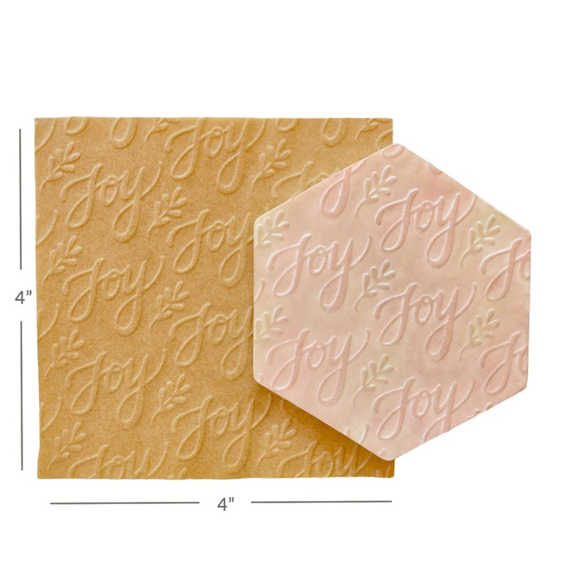 Parchment Texture Sheets - Christmas Text Joy
