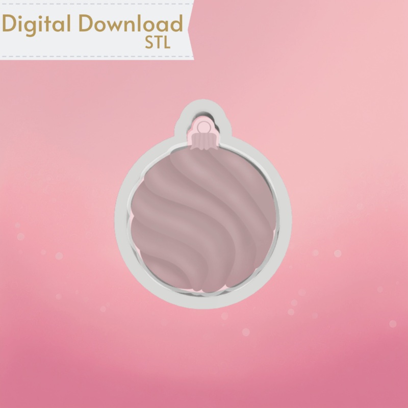Round Ornament Cookie Cutter STL