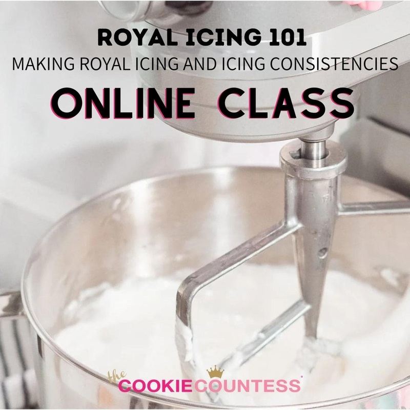 Royal Icing 101: How to make royal icing and achieve the most commonly used icing consistencies