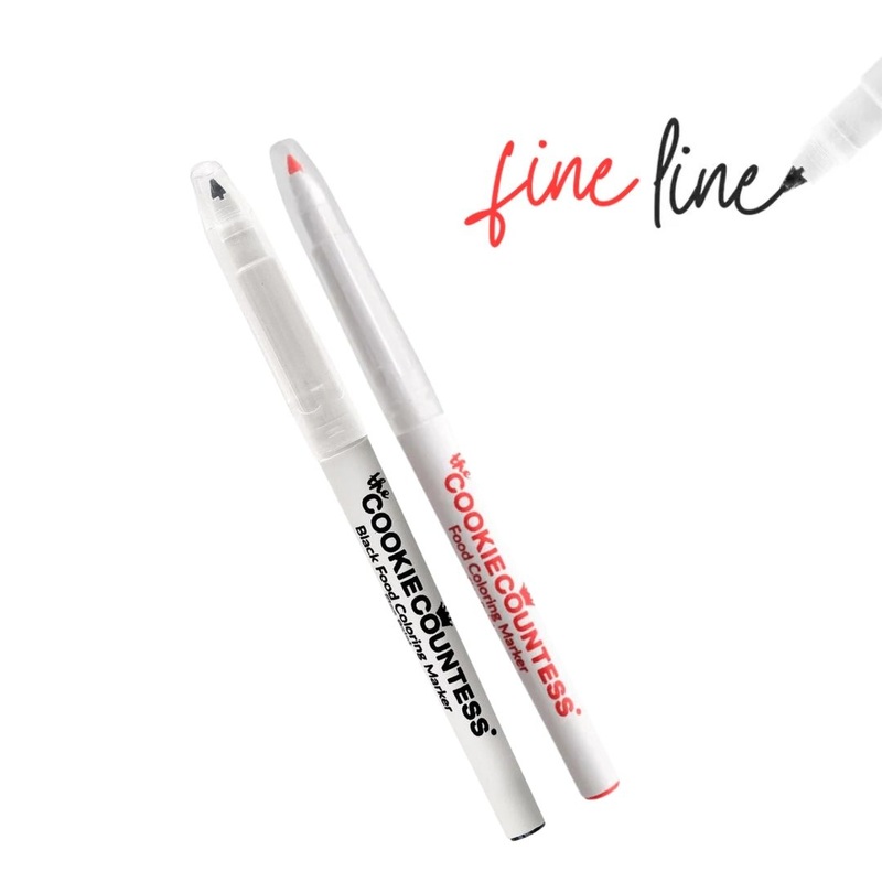 2 pc Marker set - Red  and Black